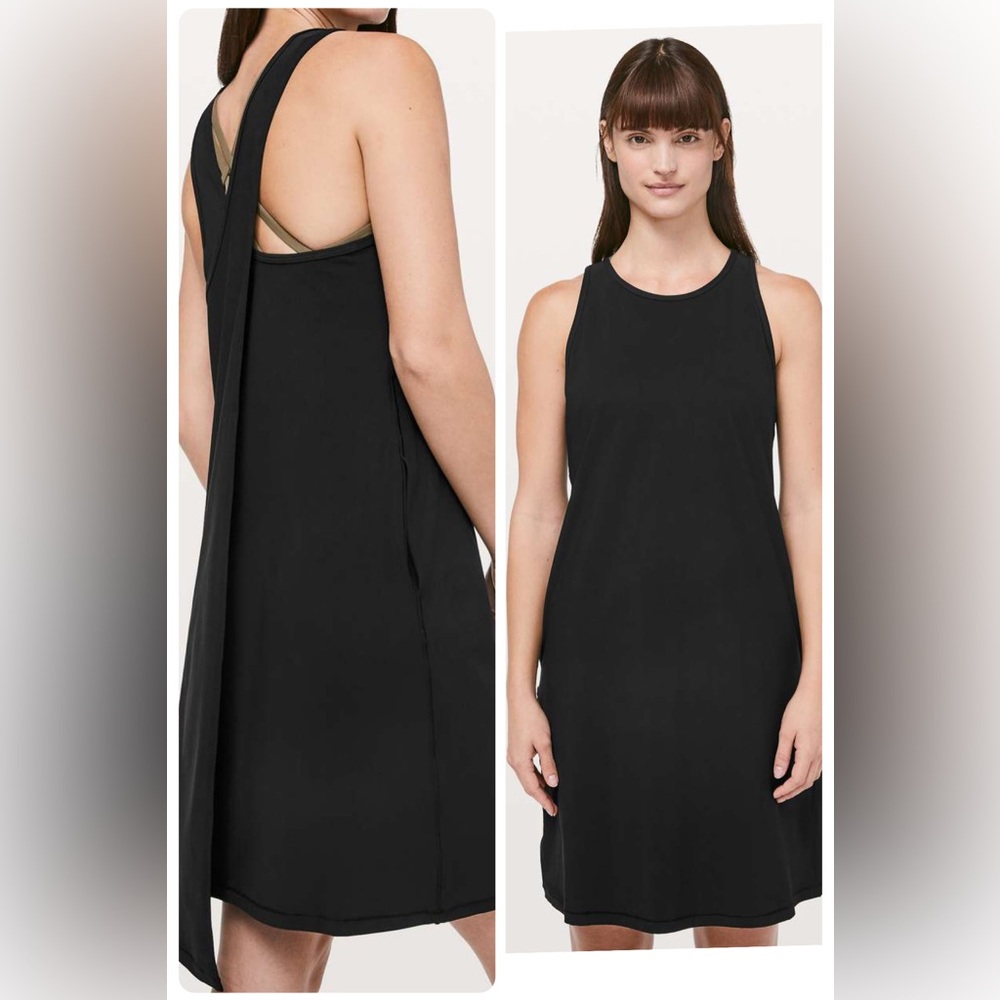 NWOT *Rare Lululemon Early Morning Dress *Black (US 8) or (US 6)